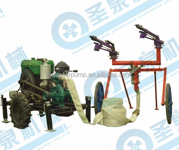 Rain Gun Sprinkler 35HP Water Pump High Pressure Agriculture Irrigation System