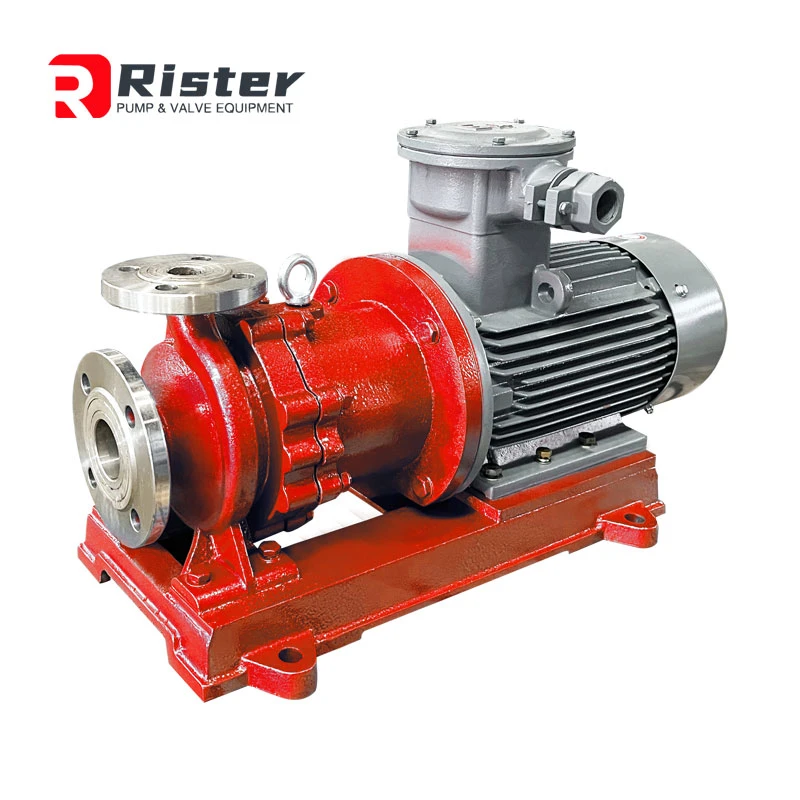 Methanol Transport Stainless Steel Magnetic Chemical Pump with Atex Explosion Proof Motor
