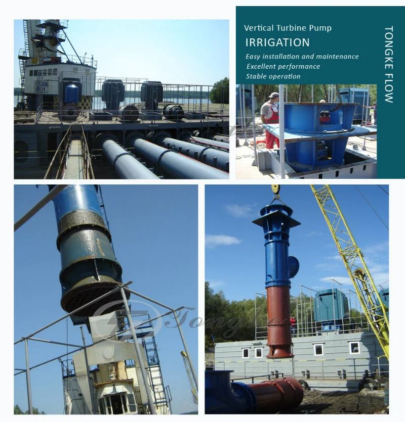 Vtp Vertical Turbine Industry Irrigation Submersible Deep Well Bowl Sea Water Pump with Motor or Diesel Engine