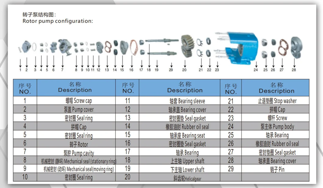 Stainless Steel Sanitary Horizontal Rotor Rotary Lobe Pump