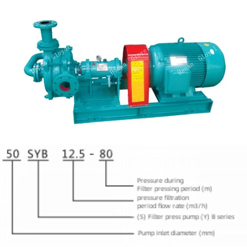 Industrial Vacuum Hydraulic Compressor Filter Press Centrifugal Pump for Wastewater