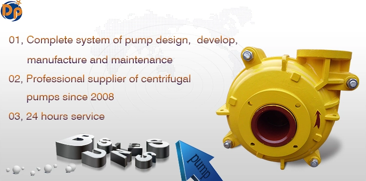 8 Inch Centrifugal Industrial Mining High Pressure High Flow Chrome Sand Gravel Slurry Water Pump