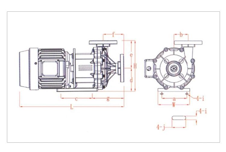 Resistance to Acid and Alkali Pump 98% Sulfuric Acid Pump for Chemical Liquid