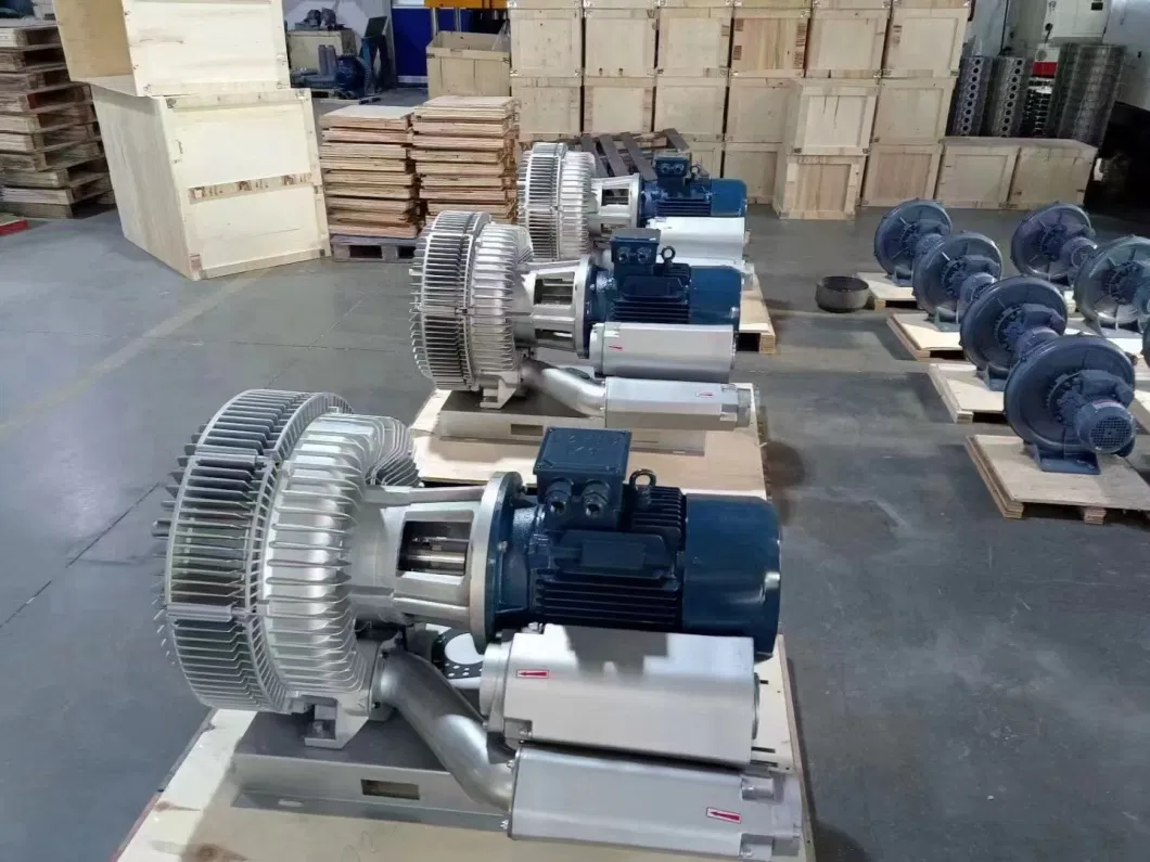 Explosion-Proof Electric Machine Atex Motor Ring Blower High Pressure Pump for Chemical Industry