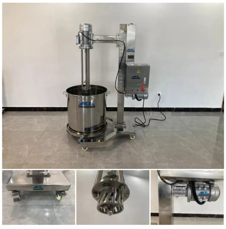 Factory Price Industrial Chemical Inline Homogenizer Pipeline High Shear Circulation Mixer Emulsion Pump for Xanthan Gum