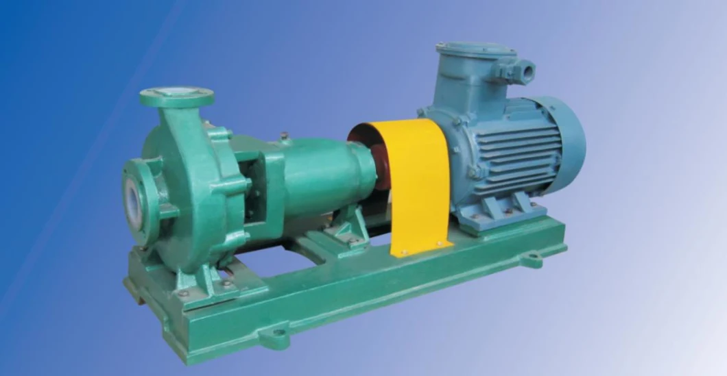 Ihf Fluorine Plastic Lined Hydrochloric Acid Sulfuric Acid Transfer Pump Chemical Centrifugal Pump