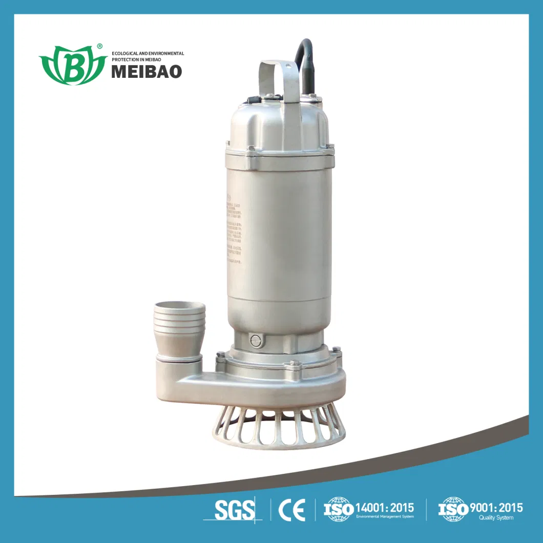Electric PVDF FRPP Stainless Steel Wastewater Centrifugal Submersible Sewage Pump Manufacturer