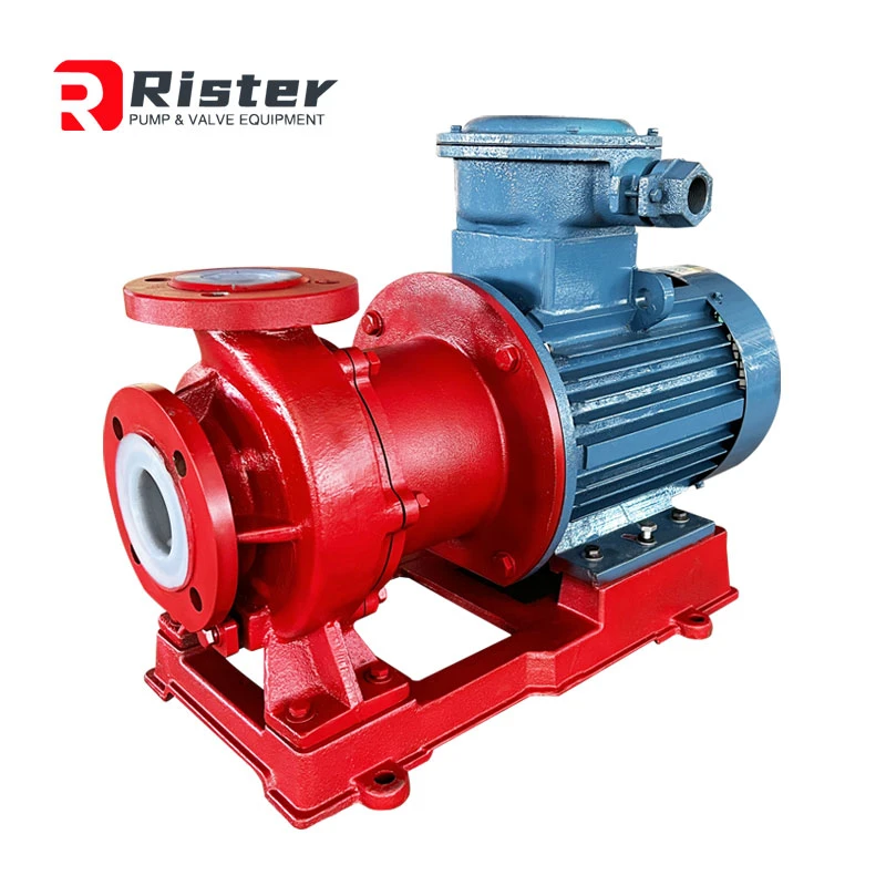 Nitrating Acid Feed Fluoroplastic Corrosion Resistant Chemical Magnetic Coupling Pump
