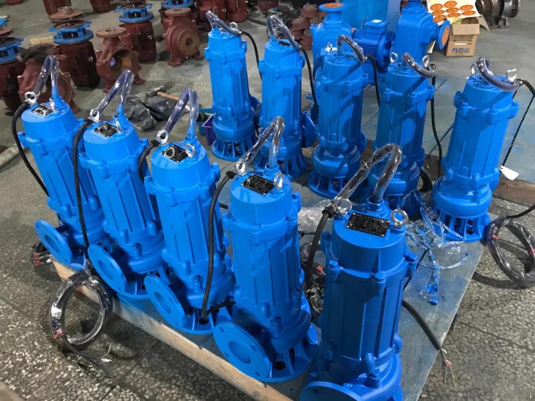 Manufacturer Export Municipal Sewage Treatment Wq Submersible Sewage Water Pump