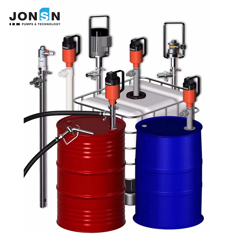 Portable Corrosion Resistant 1000mm Stainless Steel Electric Drum Pump