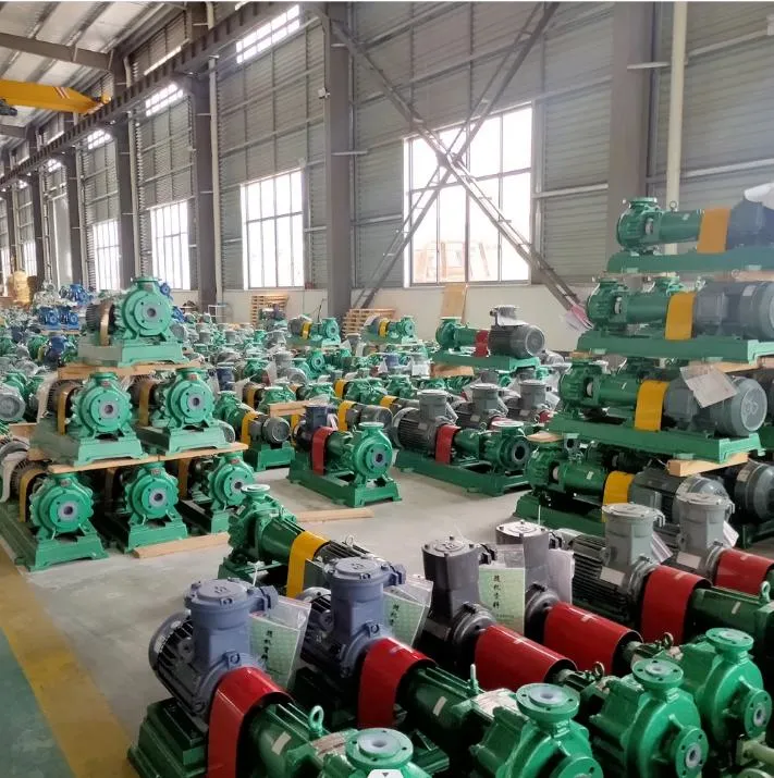 Corrosion Resistant Injection High Quality End Suction Centrifugal Chemical Pump with Motor