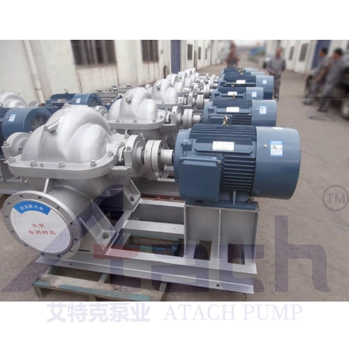 250s14 Factory Price Large Flow Centrifugal Water Pump Horizontal Double Suction Split Case for Irrigation in Stock Circulation Explosion Proof Anticorrosion
