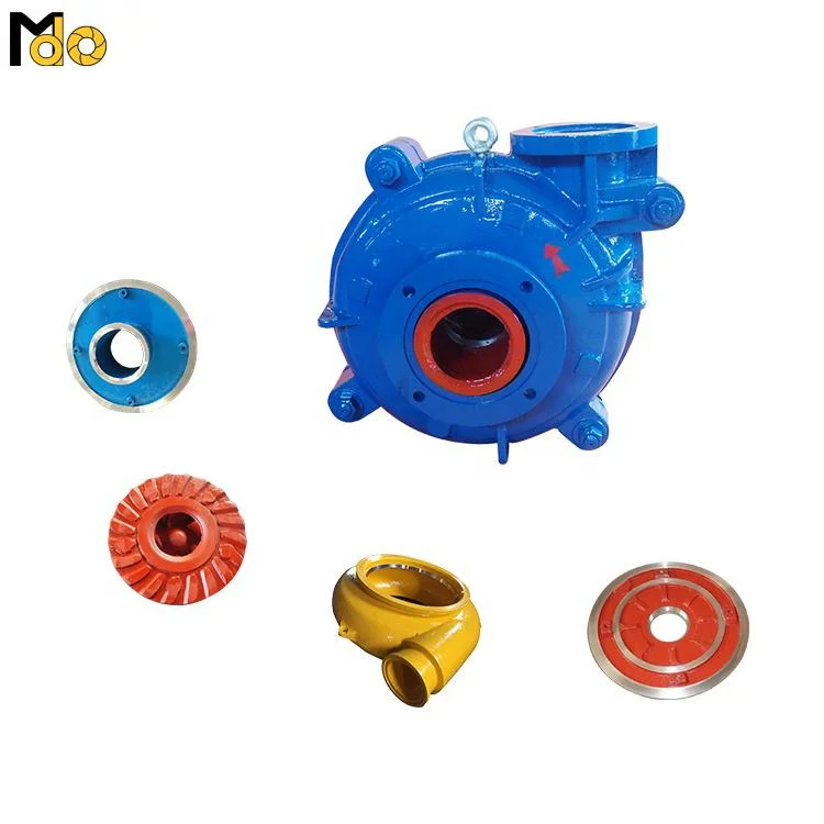 Fractional Fine Sand Corrosion Resistant Horizontal Centrifugal Slurry Pump for Mine