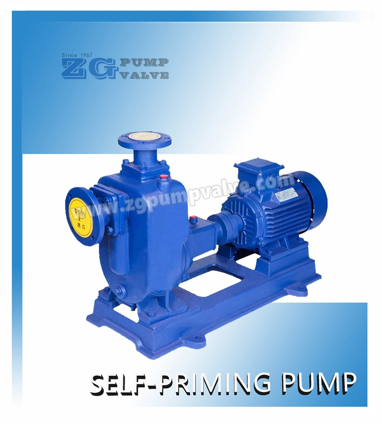 Horizontal Industrial Chemical Sewage Water Self-Priming Pump