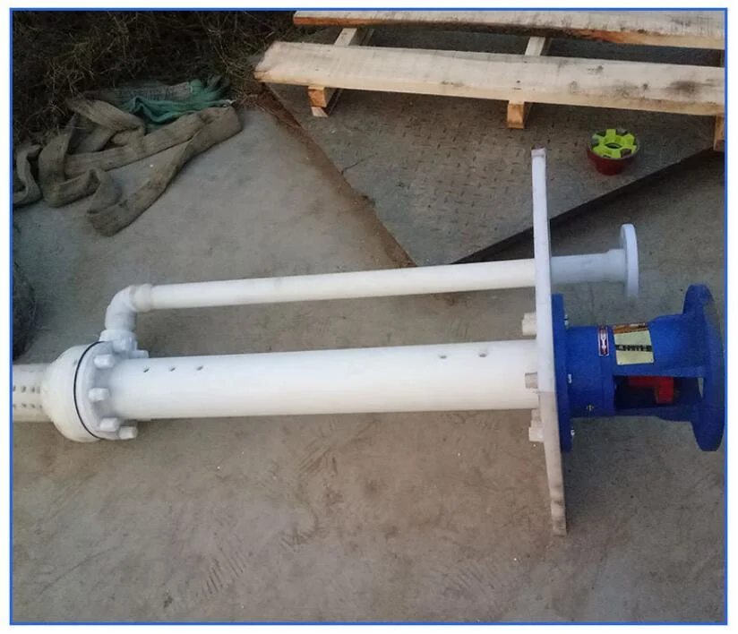 Corrosion-Resistant Fluoroplastic Single-Suction Submerged Vertical Chemical Centrifugal Pump