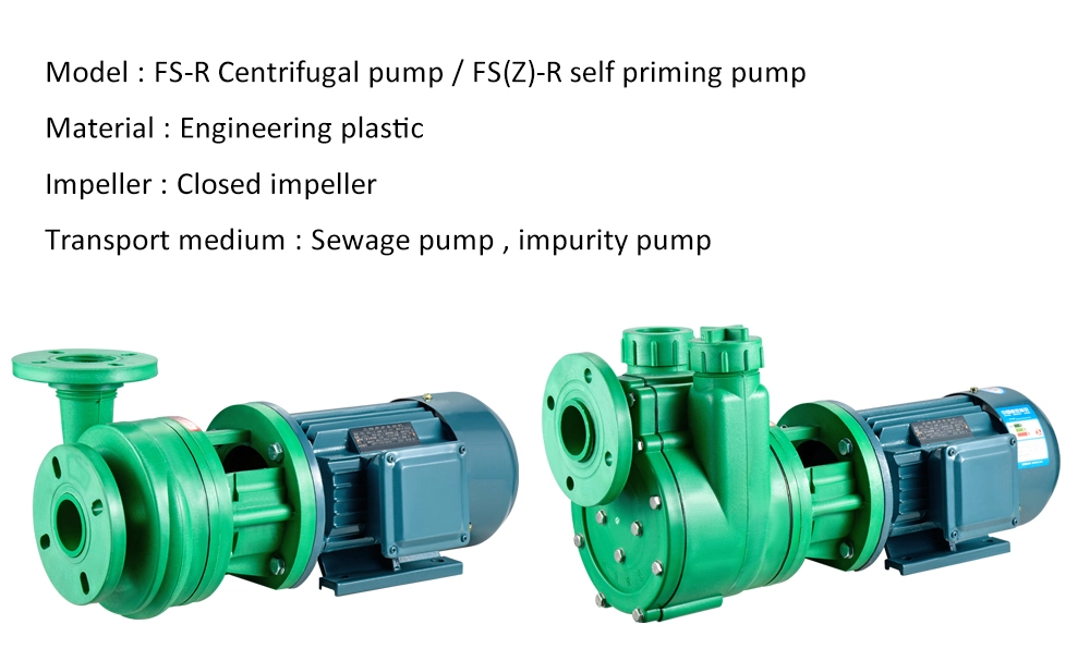 Self-Priming Polypropylene Centrifugal Pump Corrosion-Resistant Chemical Pump