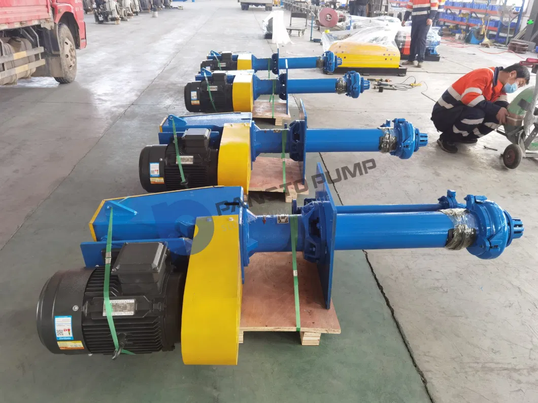 6inch Desilter Slurry Pump Vertical Submerged Sand Acid Resistant Sump Pump High Pressure Vertical Cast Slurry Sump Pump