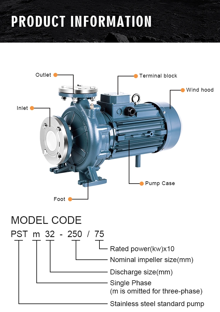Horizontal Industrial Centrifugal Pump for Use in Water Supply