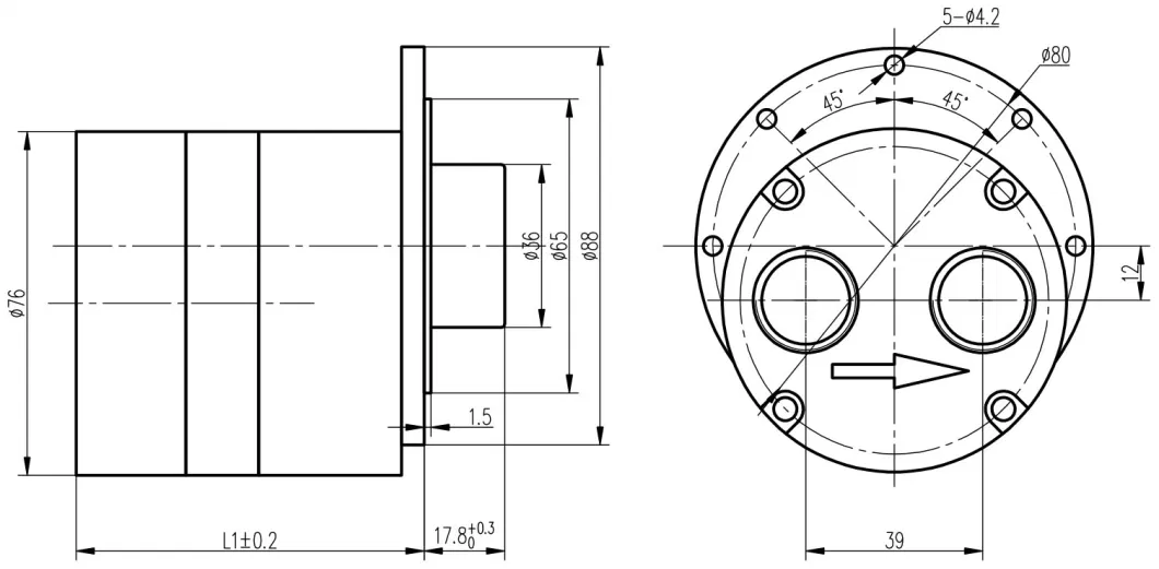 Acid and Alkali Resistant Mini Chemical Pump Head M3.00s88