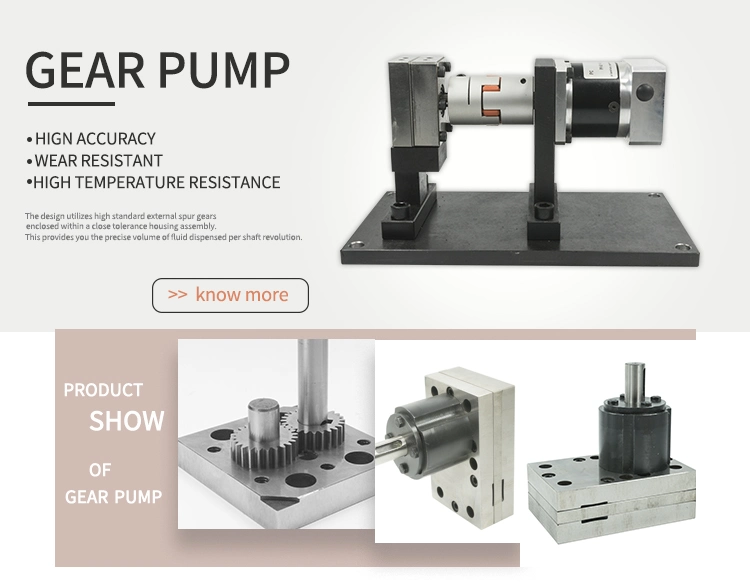 Polypropylene Metering Pump Gear Pump