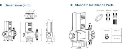 Jwm-C Series Chemical Dosing Pump Chlorine Injection Pump Metering Pump