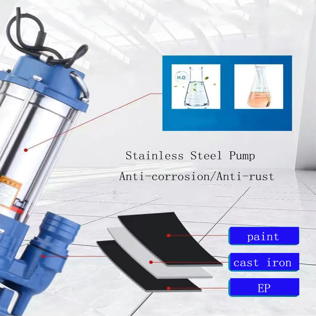 Stainless Steel Centrifugal Industrial Wastewater Submersible Water Pump