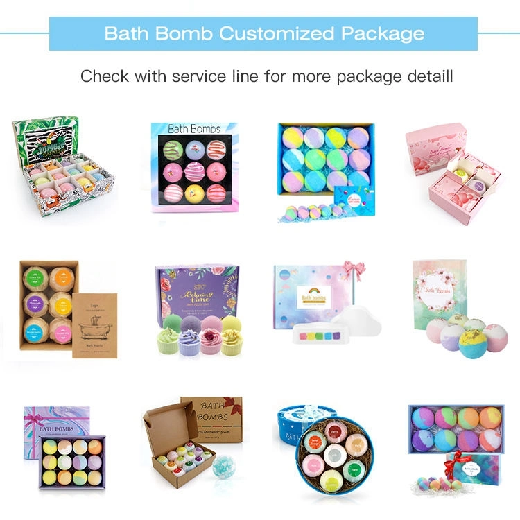 Private Label Wholesale Small Fizzy Bath Bombs Kids Mini Donut Luxury Mini Bath Salt Ball Bombs Packing Gift Set Organic