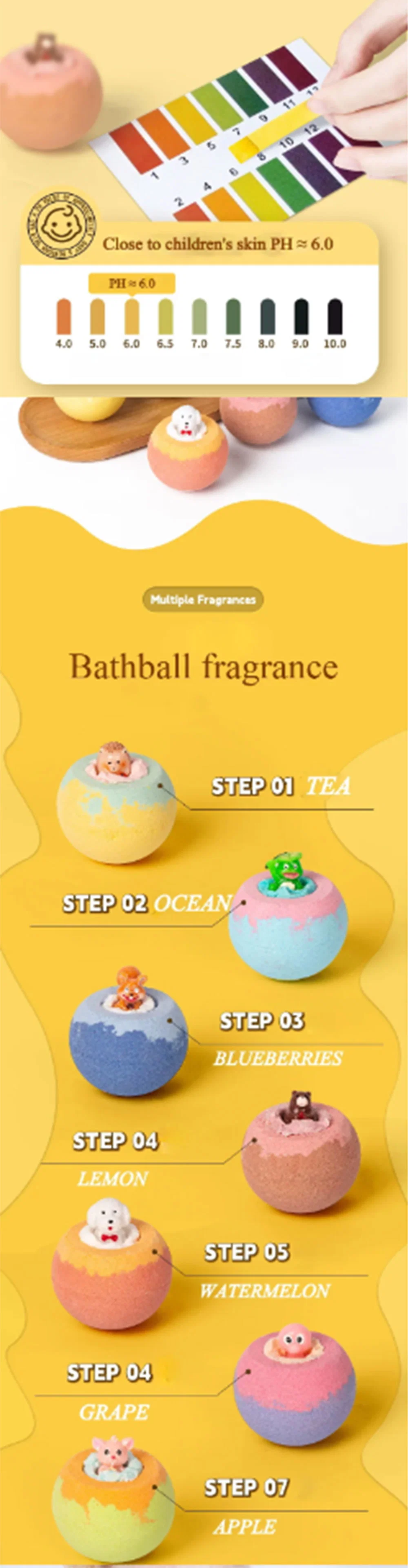 Bubble Salt Bath Ball Children Nourishing Skin Essential Oil Bath Bomb