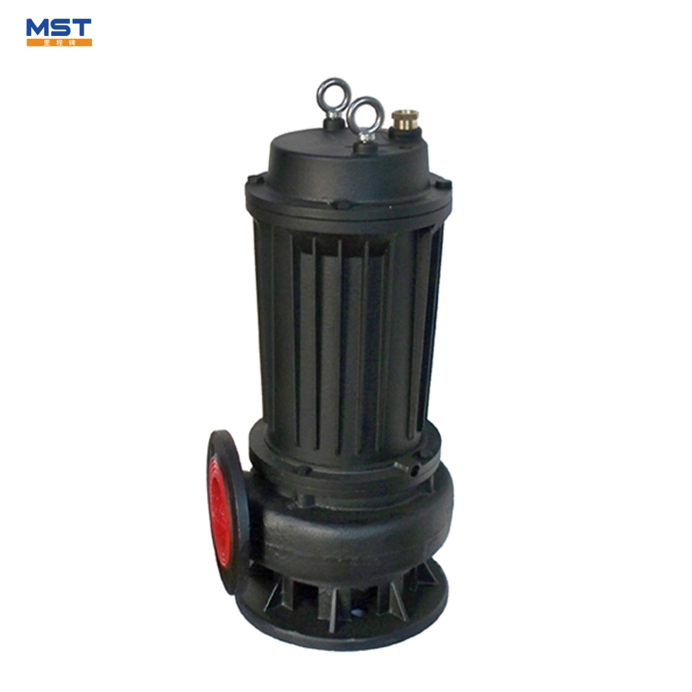 Cast Iron Casing Submersible Wastewater Treatment Pump 40bar