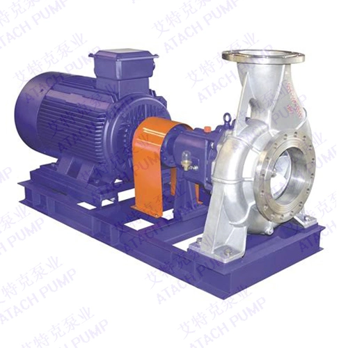 Ih50-32-160 Single Stage Single Suction Chemical Centrifugal Pump with Flushing Plan 54 Double/Single End Face Mechanical Seal Duplex Steel 2205 Explosion-Proof