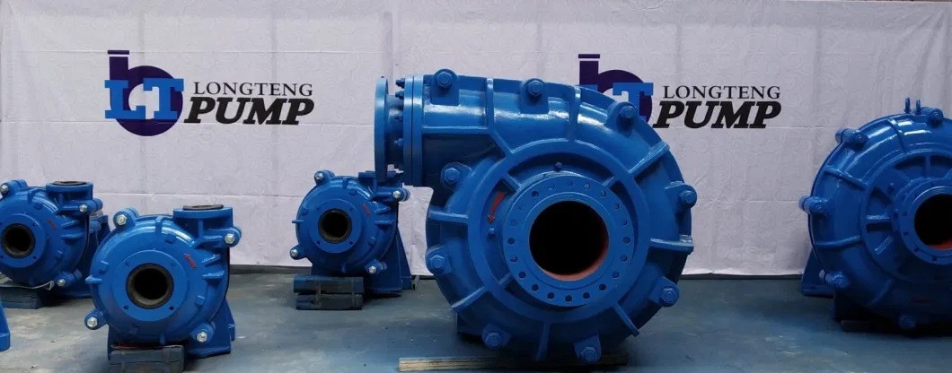 Slurry Acid and Alkali Resistant Horizontal Centrifugal Sludge Pump with Rubber Lined