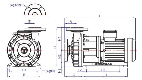 Chemical Circulation Leak Free Magnetic Drive Sulfuric Acid Transfer Pump