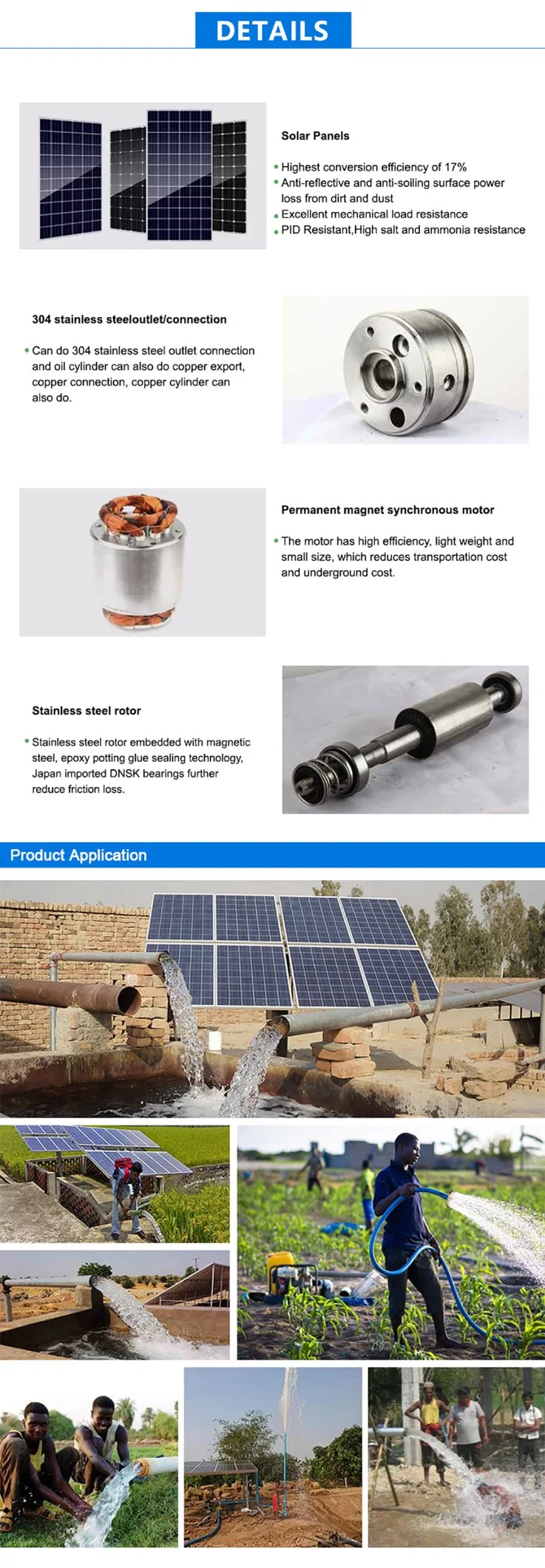 New Technology Solar Water Pump for Industrial and Agriculture Use Available at Wholesale Supply Solar Water Pumps Price