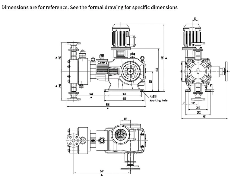 Ailipu Industrial Pump Jym5.0 Series Hydraulic Pump Positive Displacement Pump
