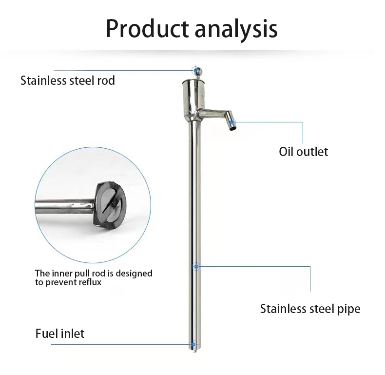 Manual Stainless Steel Oil Pump, Acid, Alkali Resistant