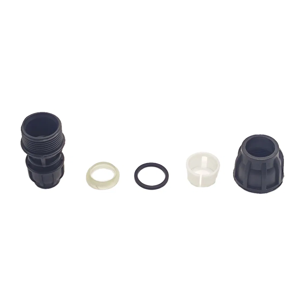 New Black Reducing Straight PE Pipe Fittings for Irrigation Use CE ISO