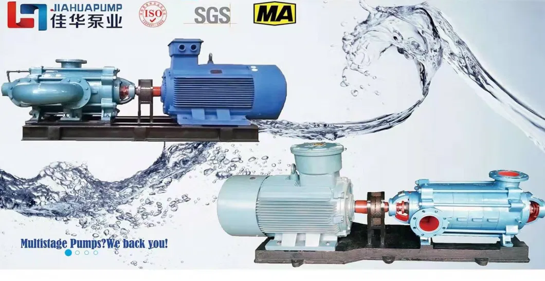 Jiahua Factory Oil Pump D/Df Horizontal Multistage/Multi-Stage Centrifugal Water Pump/Electric Booster Chemical Pump/Boiler Feed Hot Water Circulating Pump