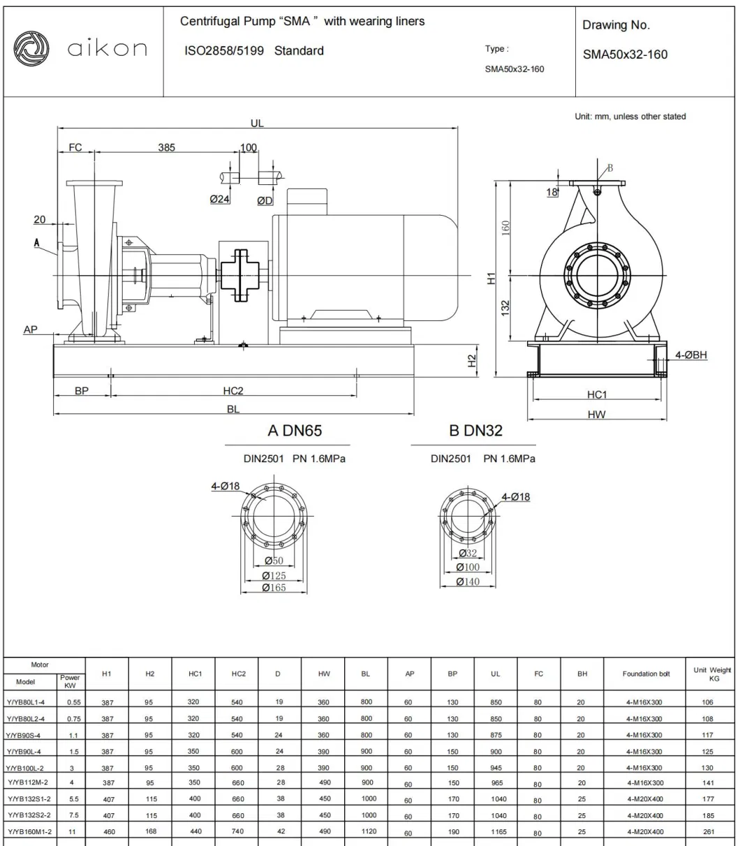 Industrial Electric Horizontal Single Stage End Suction Centrifugal Water Pump for Fire Fighting System