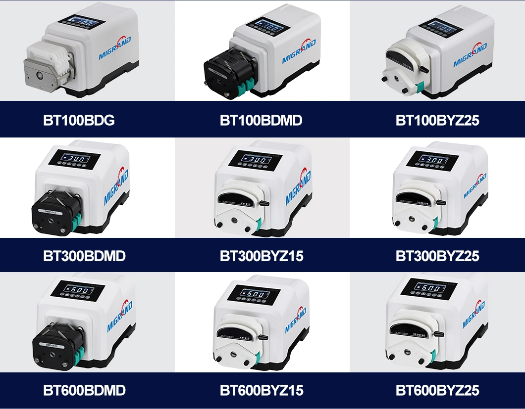 Single Head Laboratory Peristaltic Urea Dosing Pump Sodium Hydroxide Chlorobromomethane Ethylene Glycol Transfer