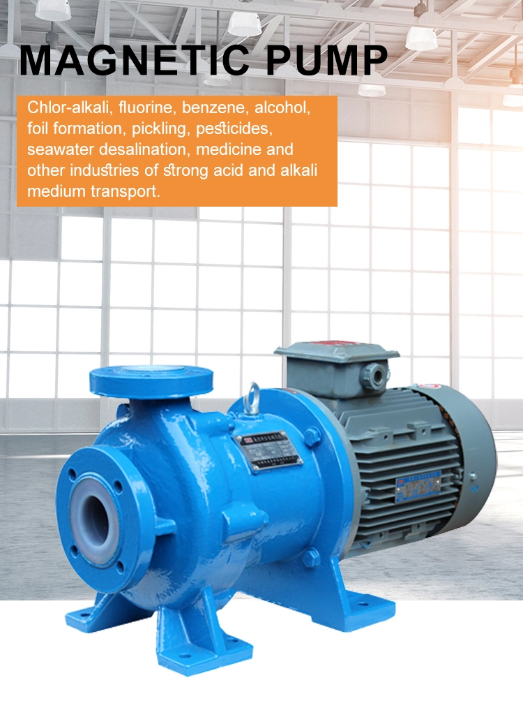 Electric Centrifugal Magnetic Pump with Acid and Alkali Chemical Resistant