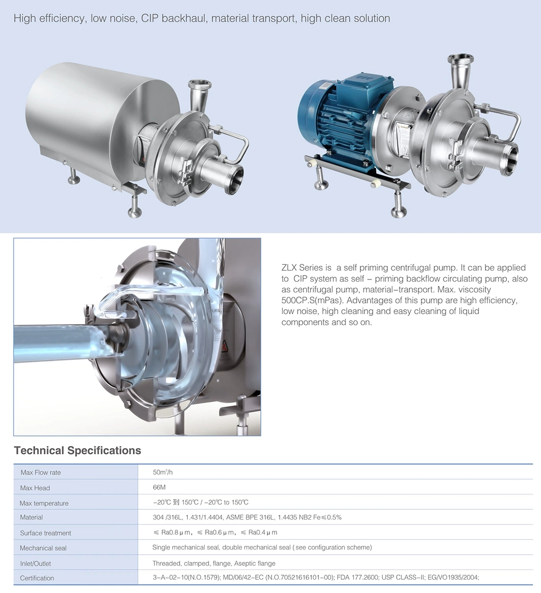 Donjoy Sanitary Explosion-Proof Self-Priming Pump