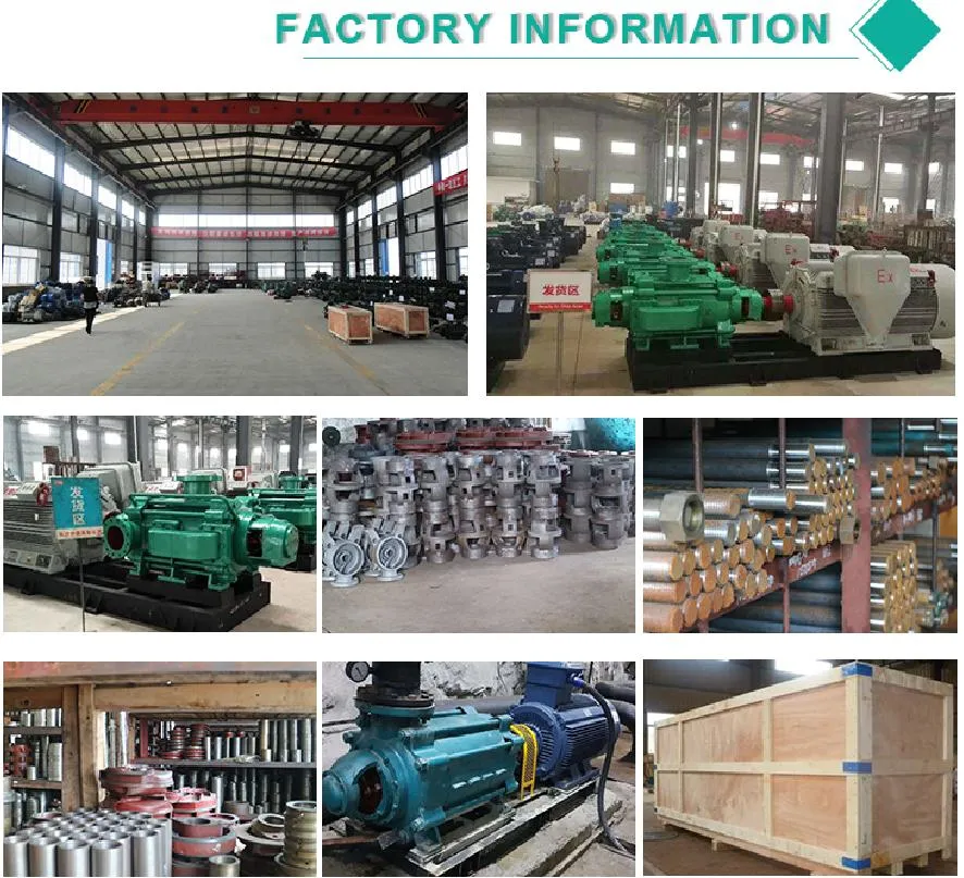 Jiahua Factory Oil Pump D/Df Horizontal Multistage/Multi-Stage Centrifugal Water Pump/Electric Booster Chemical Pump/Boiler Feed Hot Water Circulating Pump