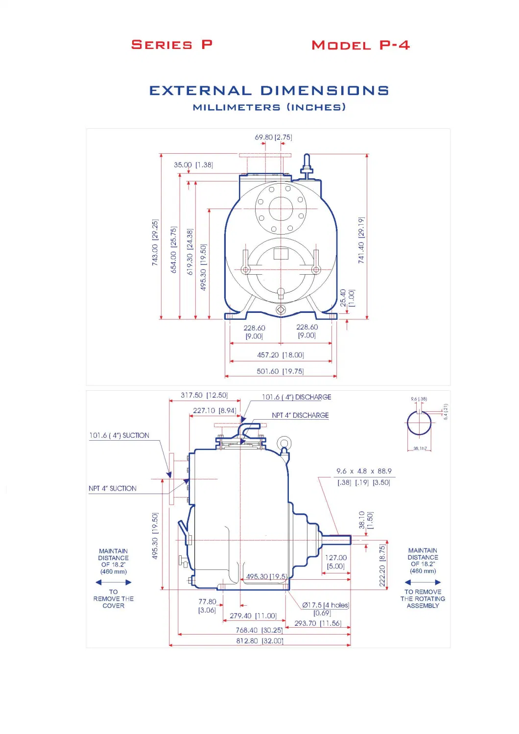 3-12 Inch Non-Clog Wastewater Transport and Flood Control Sewage Self-Priming Trash Pump