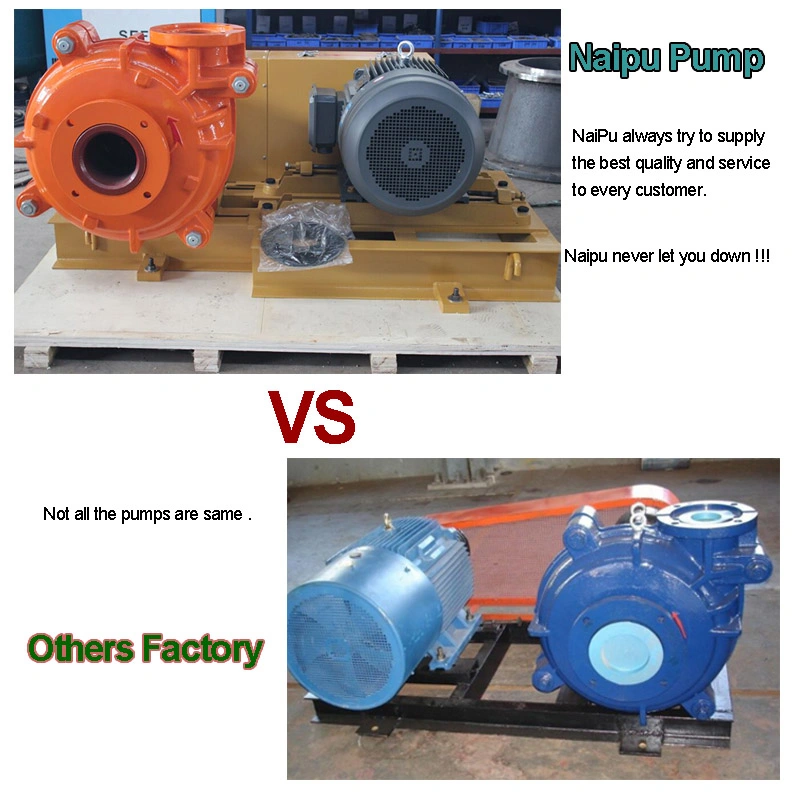 Naipu Erosion Resistant White Iron Horizontal Slurry Pump