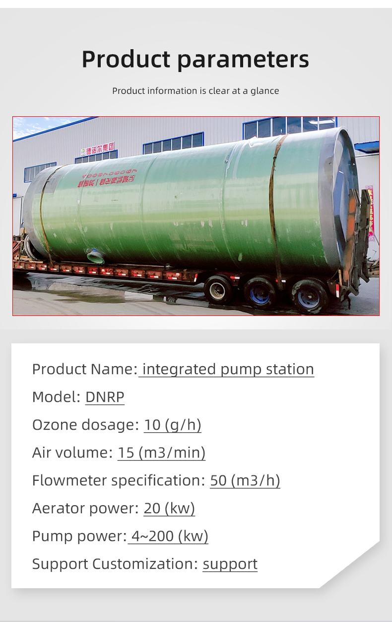 Best Price Water Pumping Sewage Rainwater Lifted Wastewater Pump Station