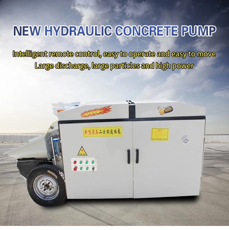 Heavy Duty Mobile Industrial Hydraulic Cement Concrete Mixer/Pump Concrete Machine