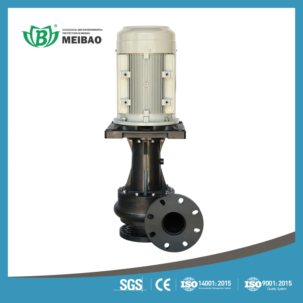 PP PVDF FRPP Vertical Chemical Centrifugal Pump for Electroplating Electrophoresis and Etching