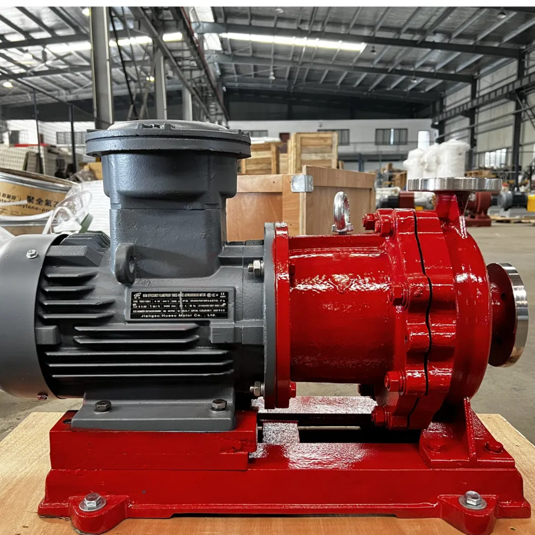 Methanol Transport Stainless Steel Magnetic Chemical Pump with Atex Explosion Proof Motor