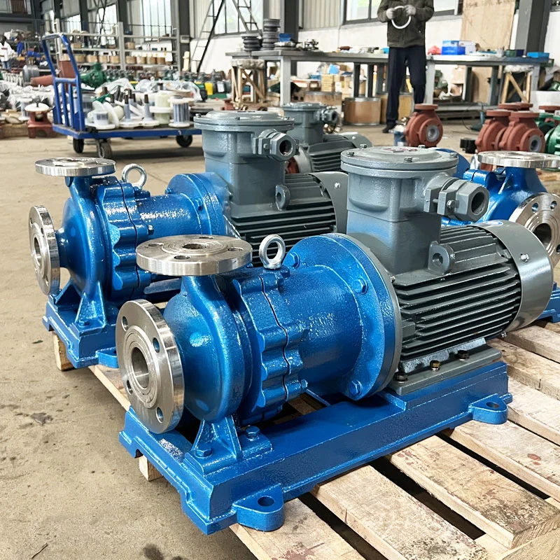 Methanol Transport Stainless Steel Magnetic Chemical Pump with Atex Explosion Proof Motor