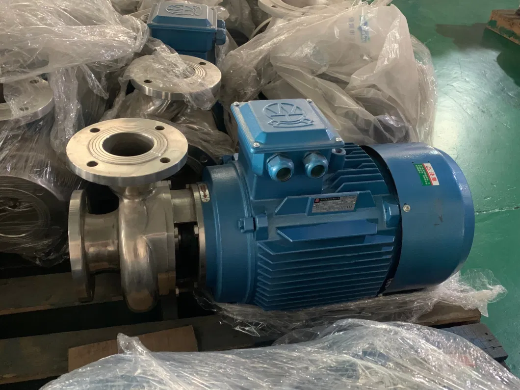 4kw 5HP Stainless Steel Horizontal Centrifugal Pump, Oil, Sewage Treatment, Medicine